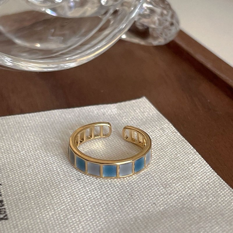 Pastel Tile Open Ring | แหวนช่องสีพาสเทล