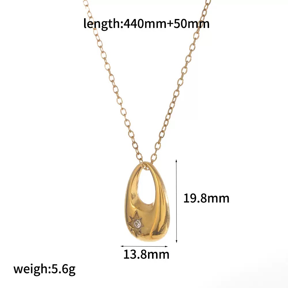 Luna Drop Necklace สร้อยคอหยดน้ำ — 2