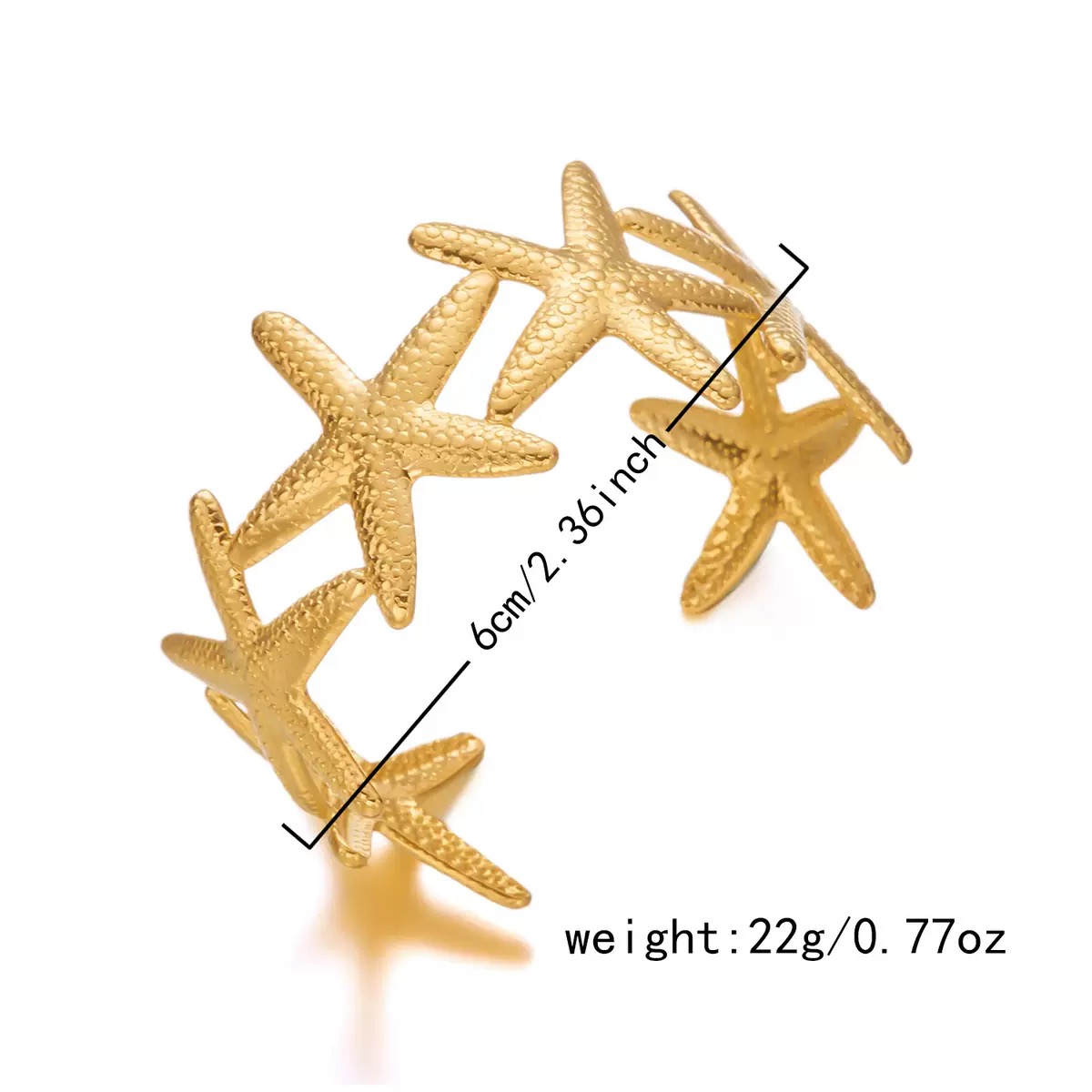 Starfish Cuff Bracelet กำไลข้อมือปลาดาว — 2