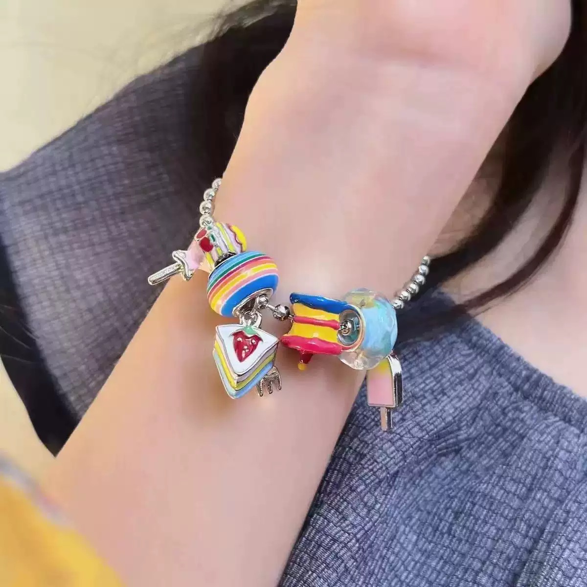 Candy Charm Necklace สร้อยคอชาร์มลูกกวาด — 2