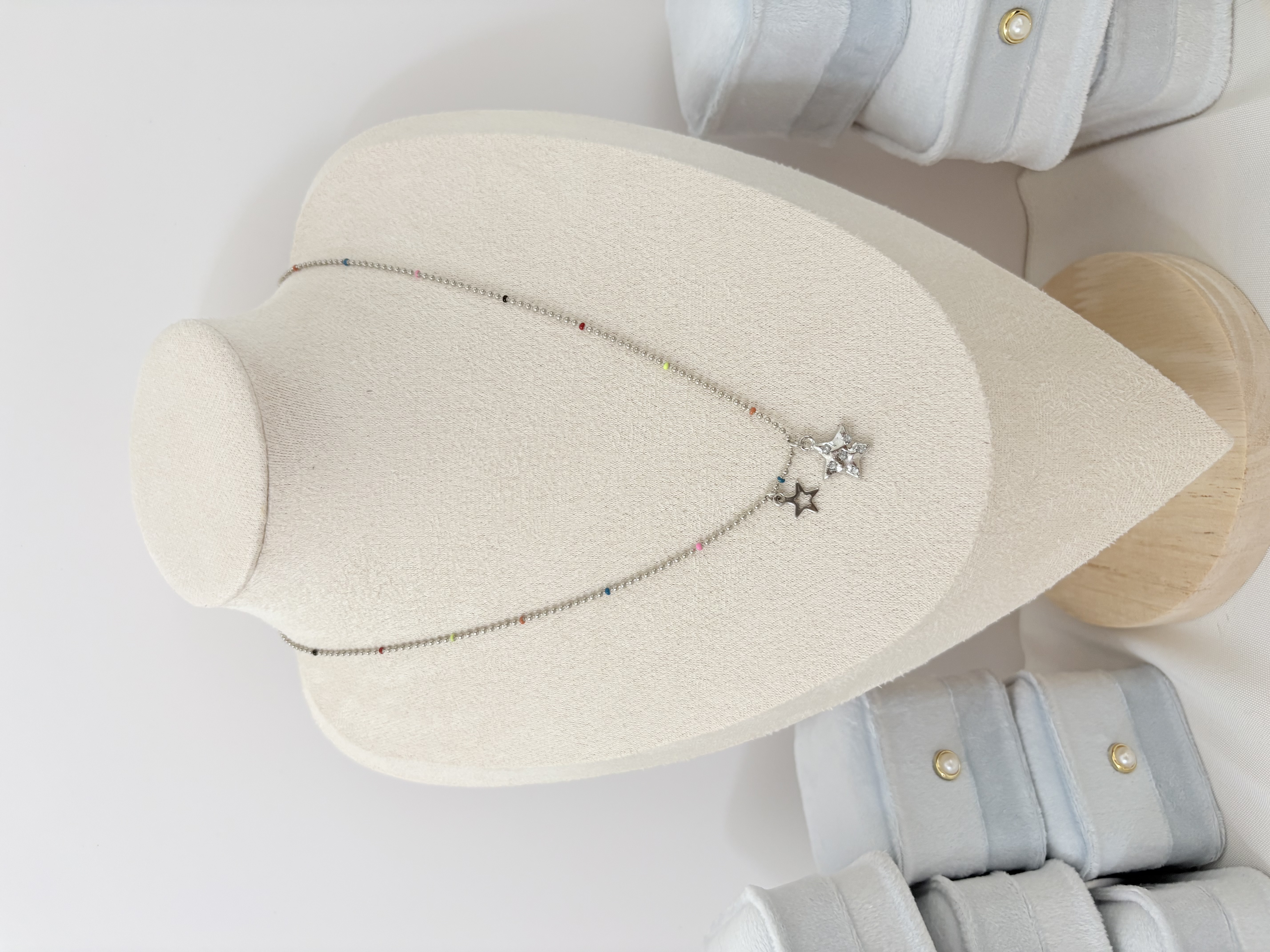 สร้อยคอดาววินเทจ Starry Charm Necklace ✨ — 2