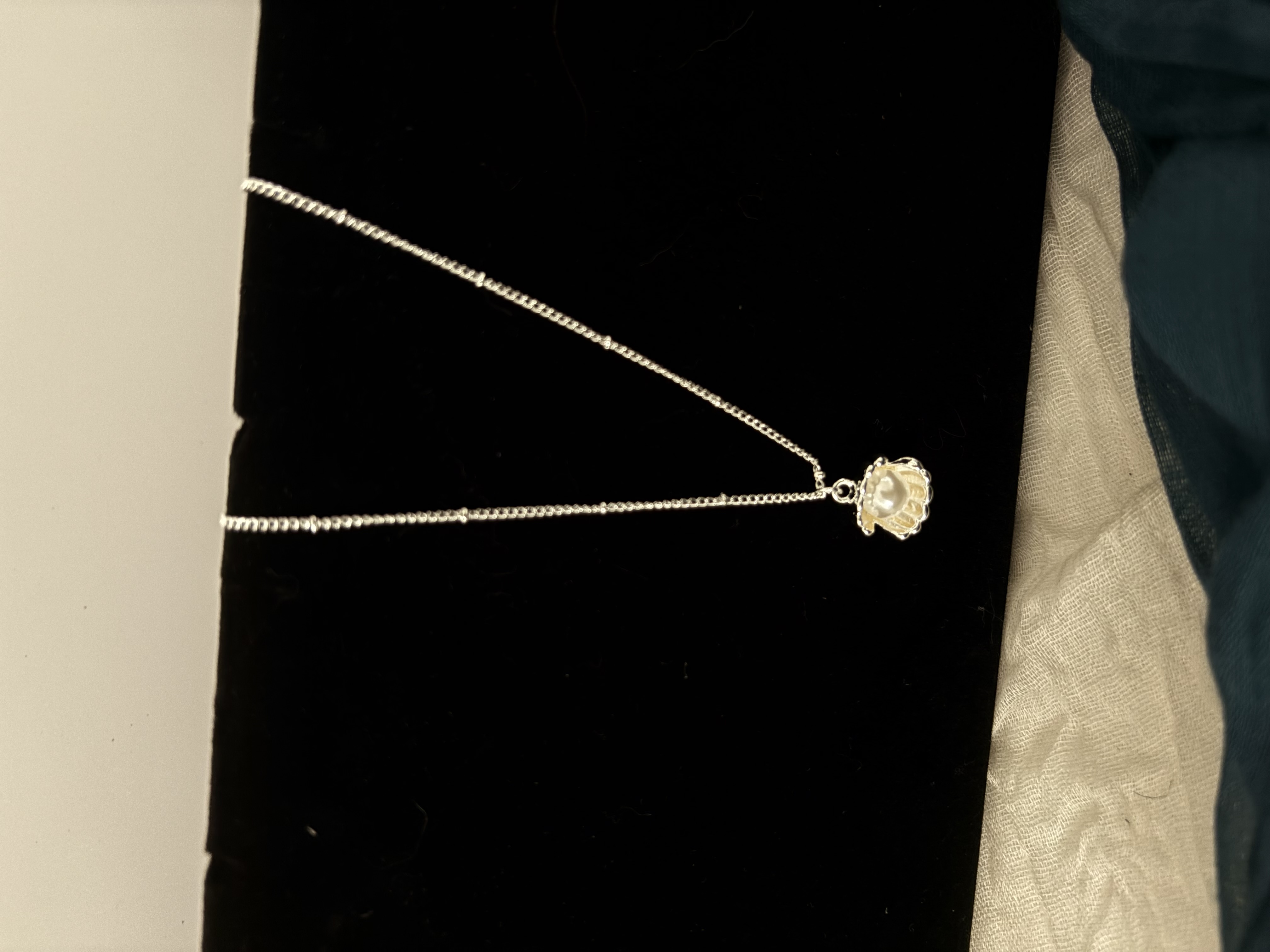 Pearl Shell Necklace สร้อยคอหอยมุก ( free gift jewelry box) — 2