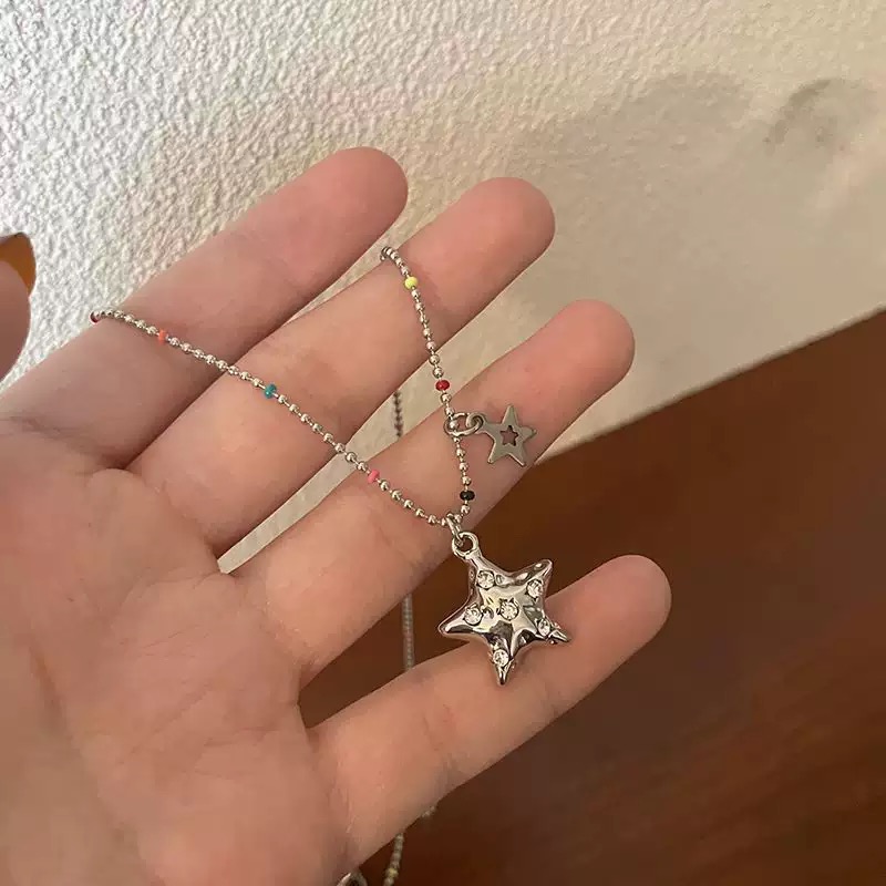 สร้อยคอดาววินเทจ Starry Charm Necklace ✨